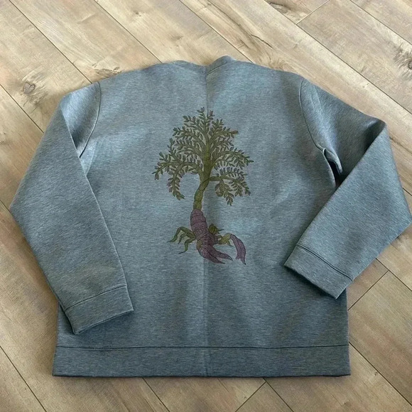 NWT Valentino Horoscope Scorpio Men’s Sweatshirt Gray Sz L - Picture 1 of 9